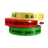 Waarschuwingsband per rol: LET OP ELECTRICITEITSKABEL