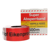 Afzetband rood/wit per rol: LET OP! EIKENPROCESSIERUPS