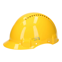 Helm Peltor met draaiknop en UV-indicator G3000N geel