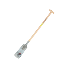 Kabelspade Ideal type 1008 kabel met opstap en essen houten kruksteel 85 cm