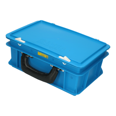 Koffer voor meetapparatuur 30 x 20 x 13,5 cm blauw